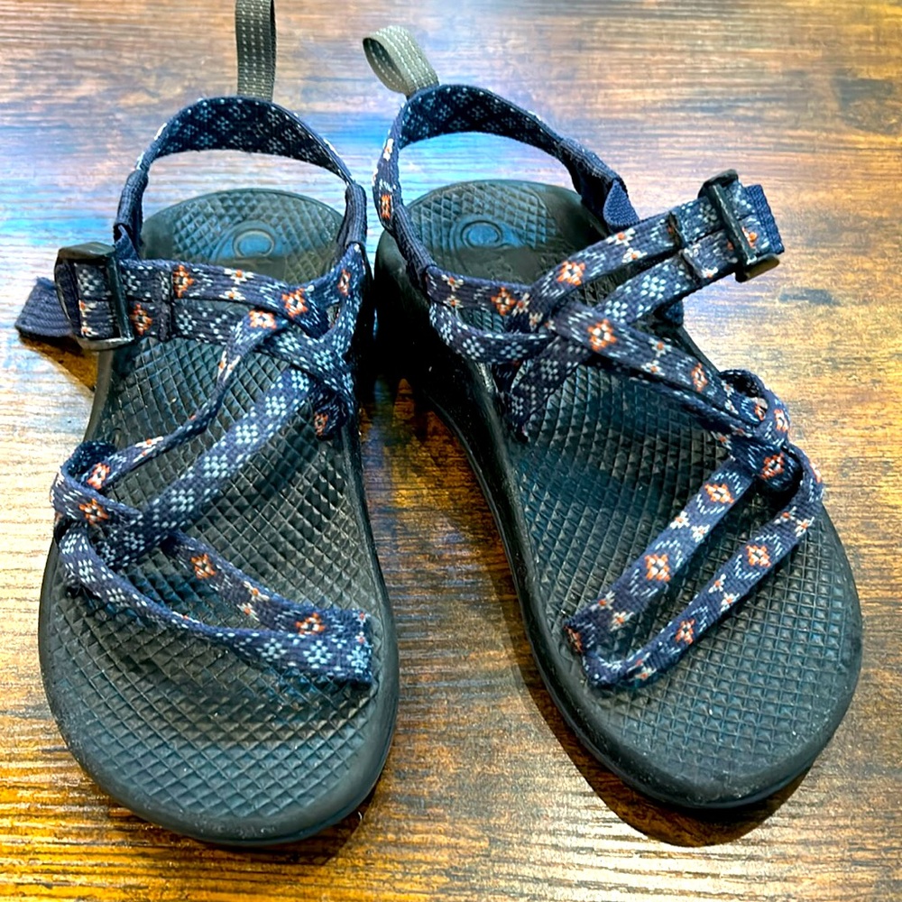 COPY - Kids Unisex Chaco ZX/1 Classic hiking Sandals Wink Blue size 1 waterproo…